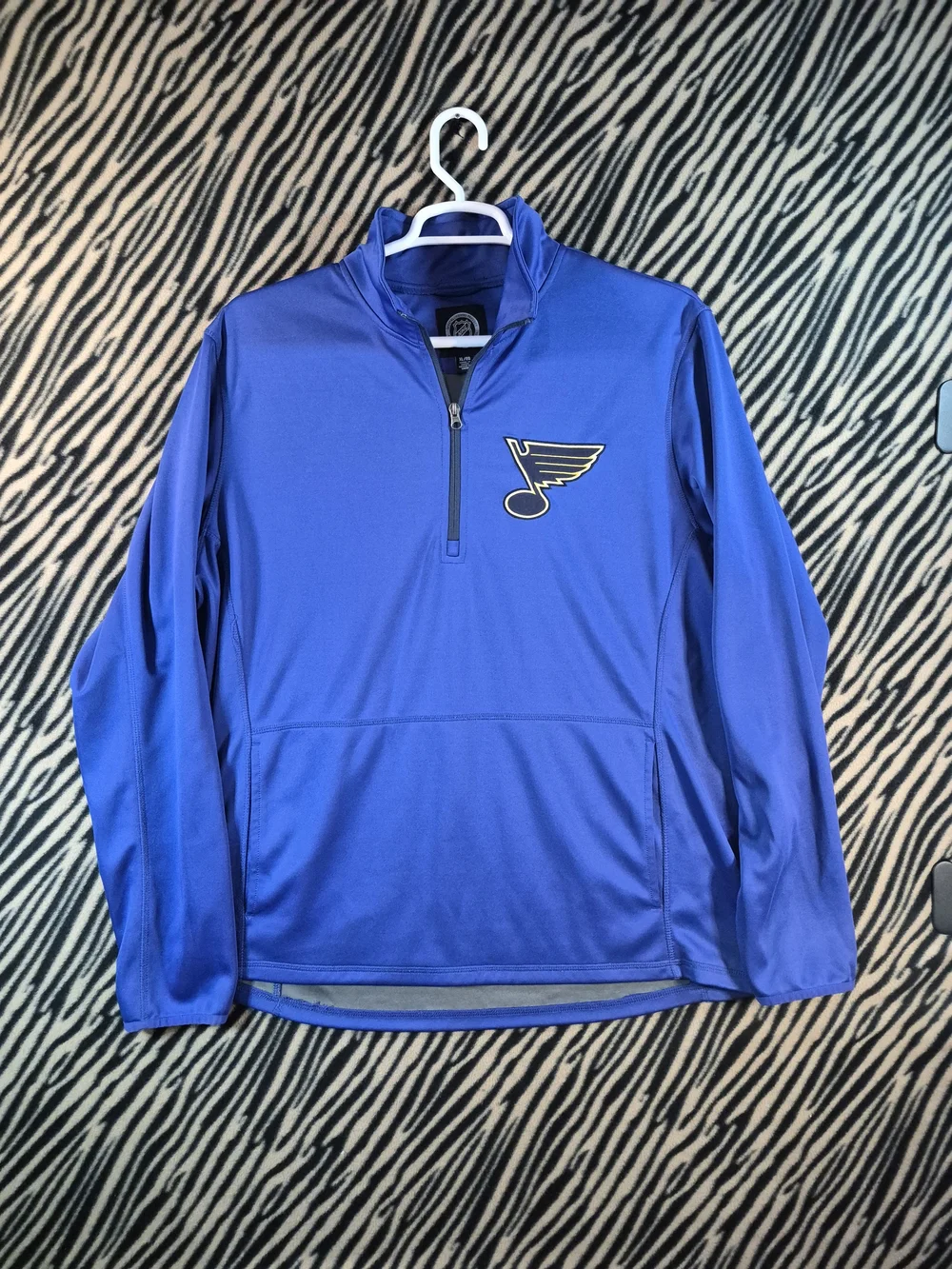 St. Louis Blues NHL Official Licensed Quarter-Zip Pullover Jacket